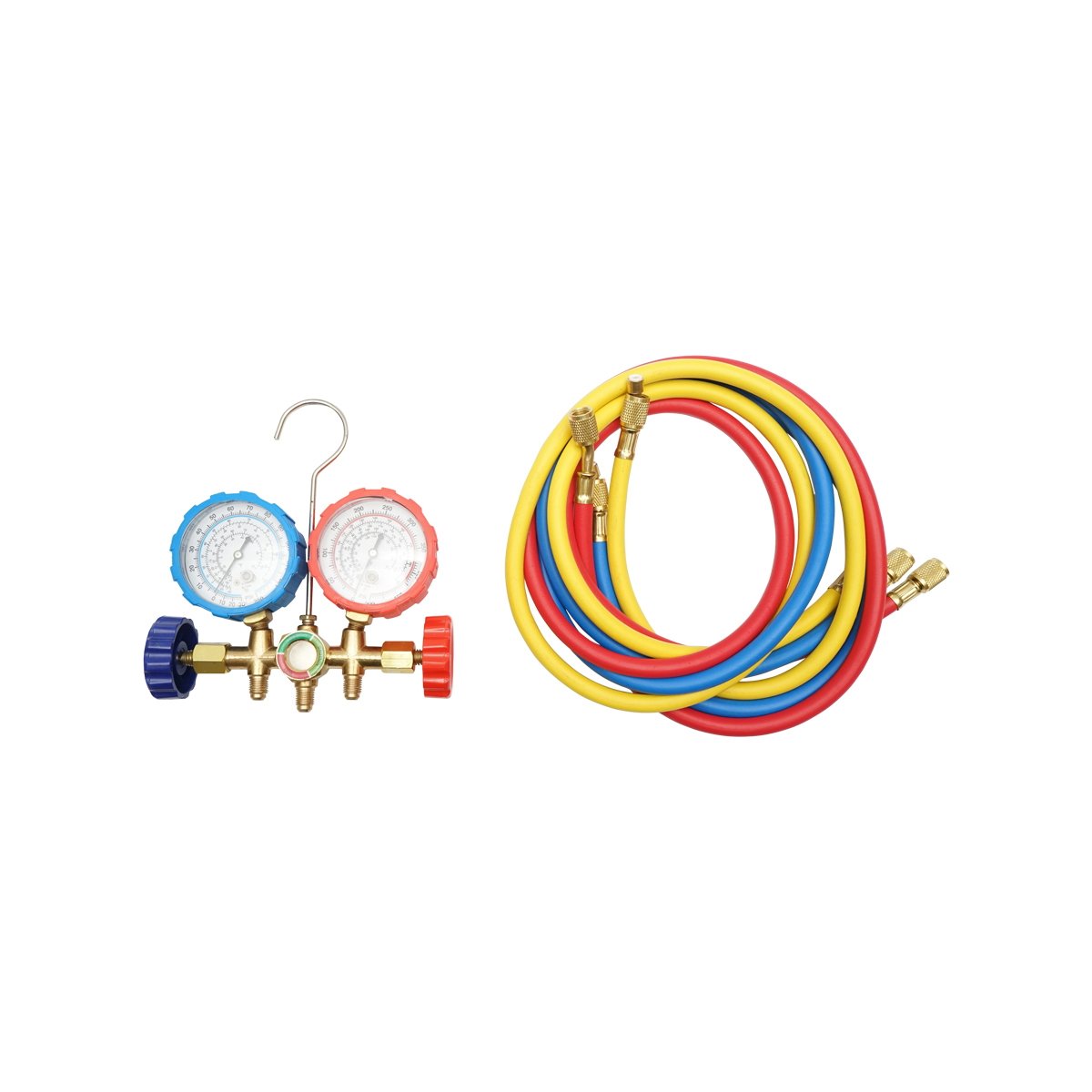 Set baterie manometru cu 2 cai pentru agent frigorific, AC R22 Breckner Germany